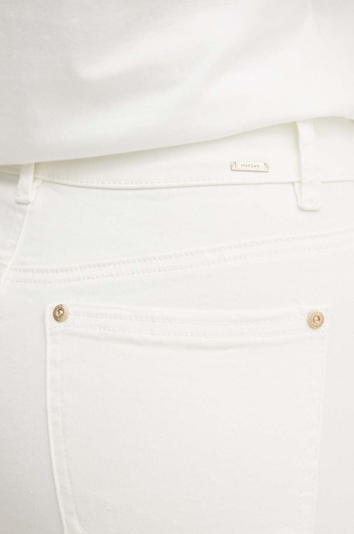 Morgan jeansy PAMEL biały PAMEL.OFF.WHITE