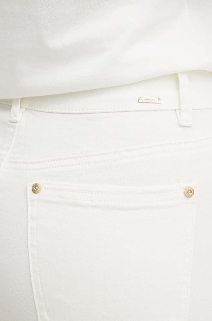 Morgan jeansy PAMEL biały PAMEL.OFF.WHITE