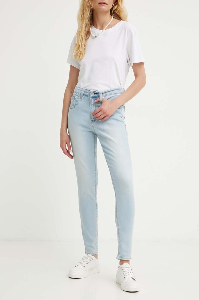 Traperice Levi's 721 HIGH RISE SKINNY visoki plava 18882
