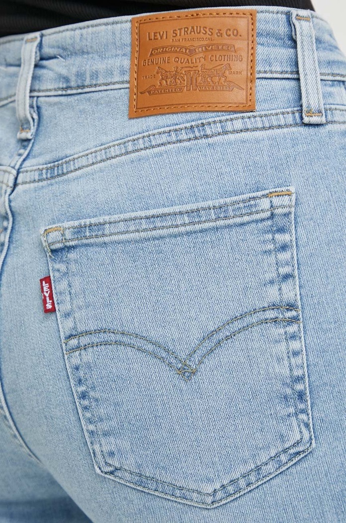 Τζιν παντελόνι Levi's 721 HIGH RISE SKINNY 18882 μπλε