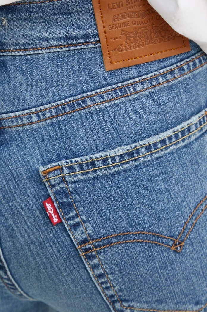 Τζιν παντελόνι Levi's 721 HIGH RISE SKINNY μπλε 18882