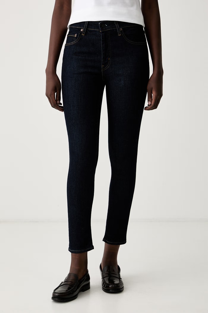 Levi's skinny džíny dámské 721 HIGH RISE SKINNY námořnická modř 18882