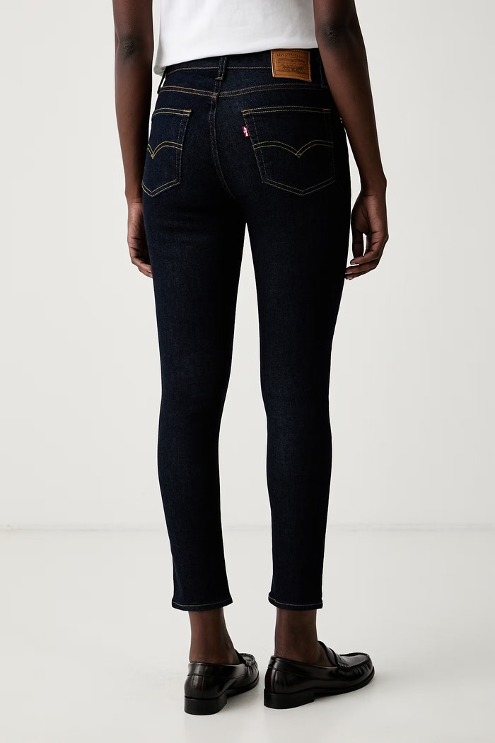 Oblečení Levi's skinny džíny dámské 721 HIGH RISE SKINNY 18882 námořnická modř