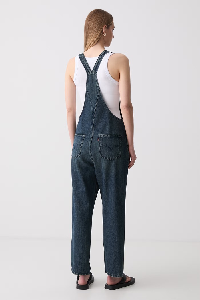 Levi's ogrodniczki jeansowe damskie VINTAGE OVERALL 85315 granatowy AW24