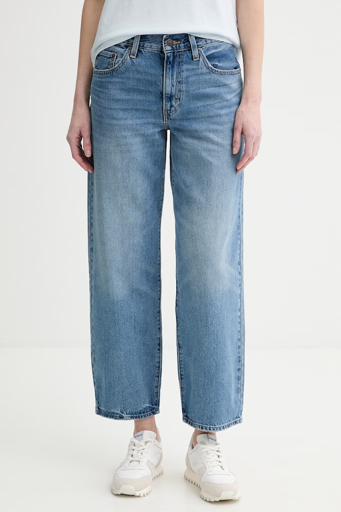 Levi's jeans BAGGY DAD Planet friendly albastru A3494