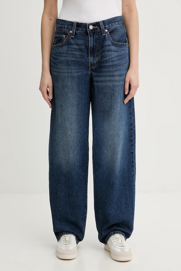 Τζιν παντελόνι Levi's BAGGY DAD Planet friendly σκούρο μπλε A3494
