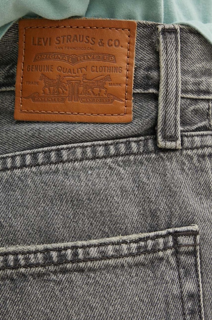 Traperice Levi's BAGGY DAD BAGGY DAD siva A3494