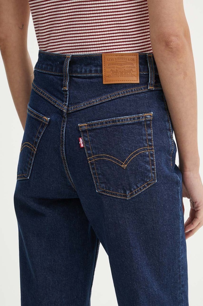 Rifle Levi's 80S MOM JEAN 80S MOM JEAN tmavomodrá A3506
