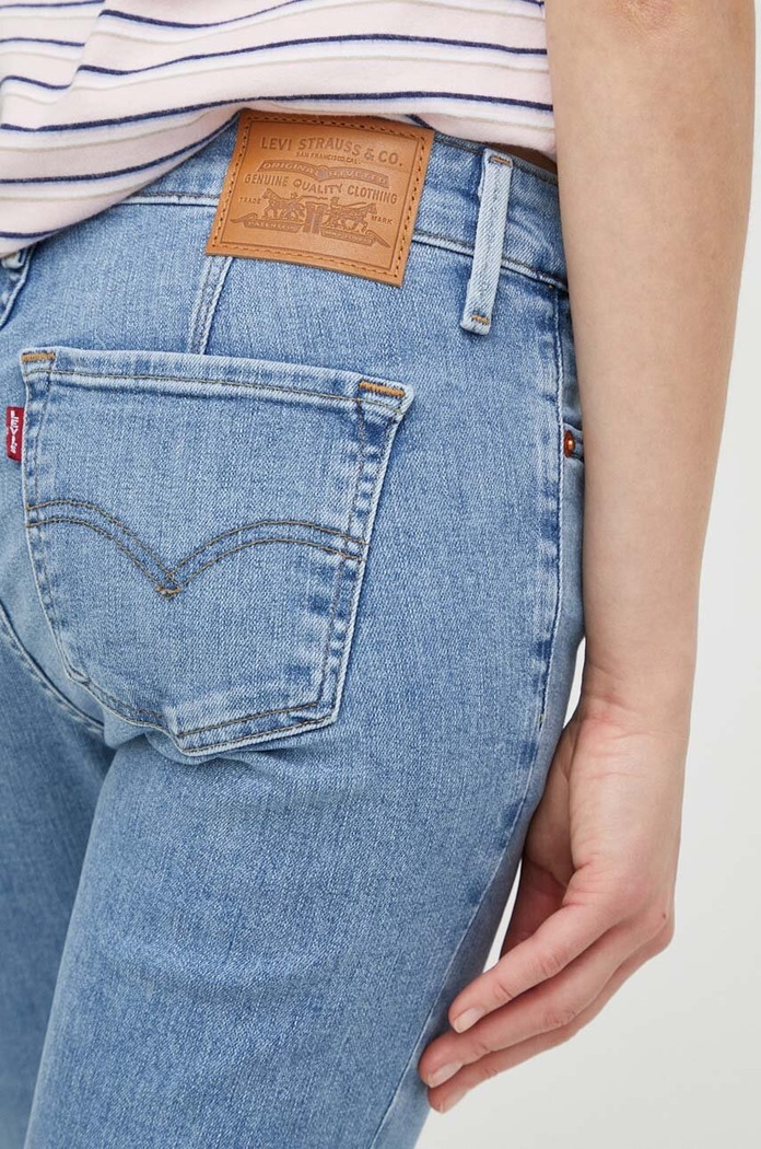 Levi's jeans 712 SLIM WELT POCKET albastru A6199