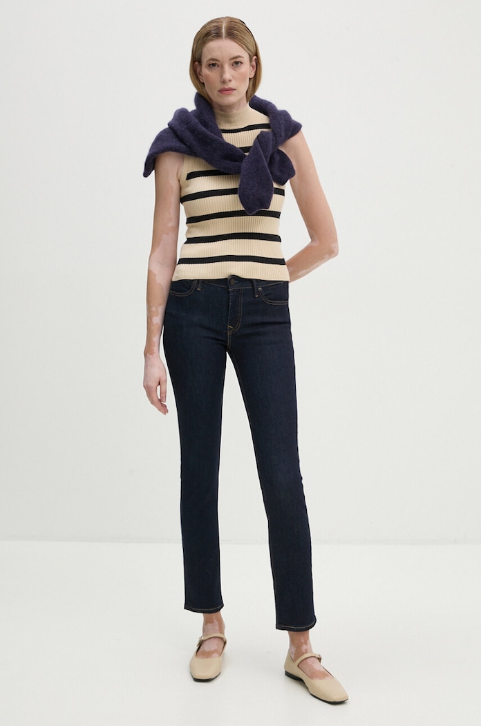 Rifle Levi's 712 SLIM 712 SLIM WELT POCKET Planet friendly tmavomodrá A6199