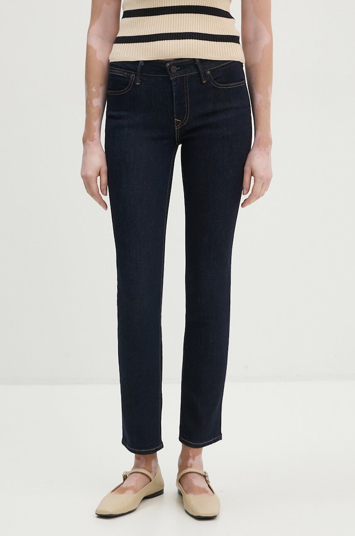 Oblečenie Rifle Levi's 712 SLIM 712 SLIM WELT POCKET A6199 tmavomodrá