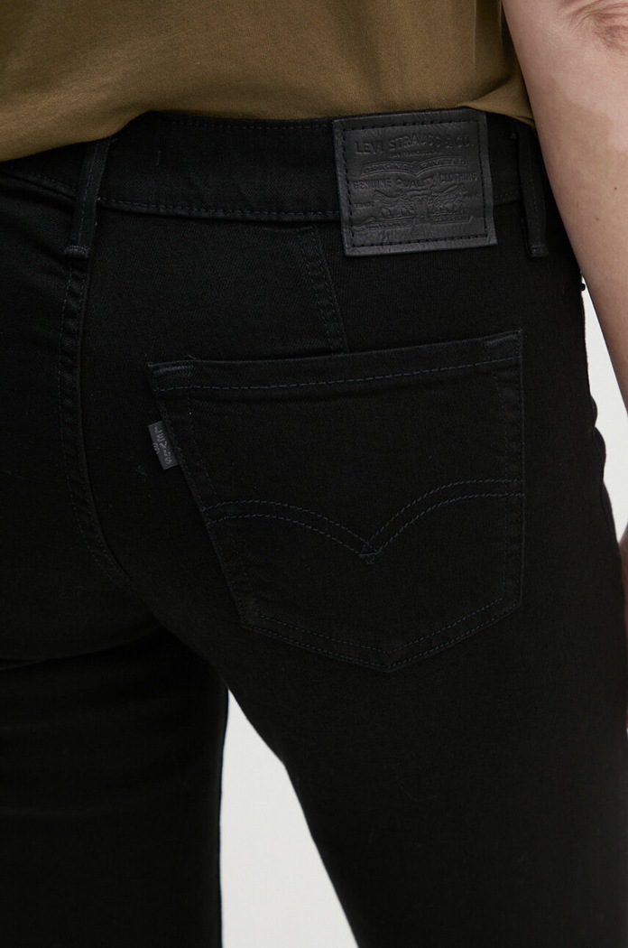 Rifle Levi's 712 SLIM 712 SLIM WELT POCKET čierna A6199