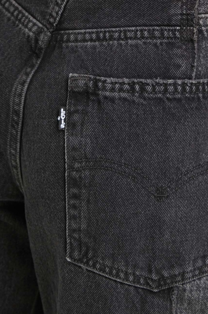 Džíny Levi's BAGGY CROP černá A7463