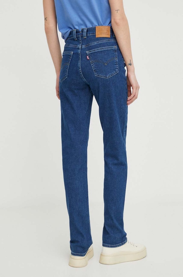 Odzież Levi's jeansy 724 TAILORED A7517 granatowy