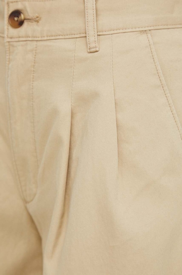 Levi's spodnie PLEATED WIDELEG beżowy A7535