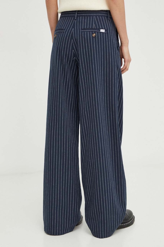Oblečení Kalhoty Levi's PLEATED WIDELEG A7535 námořnická modř