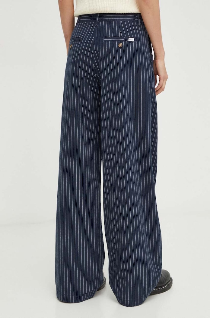 Oblečení Kalhoty Levi's PLEATED WIDELEG A7535 námořnická modř