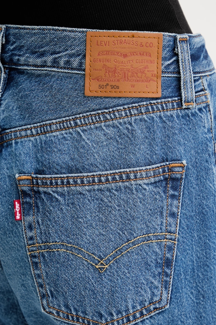 Levi's jeansy 501 90S niebieski A8421