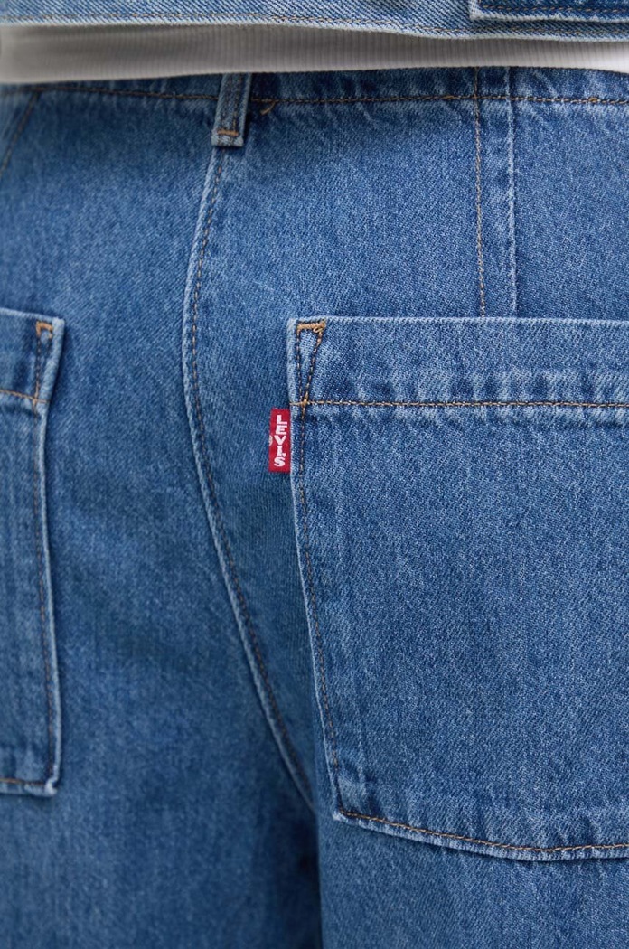 Rifle Levi's BAGGY CARGO DENIM modrá A8540