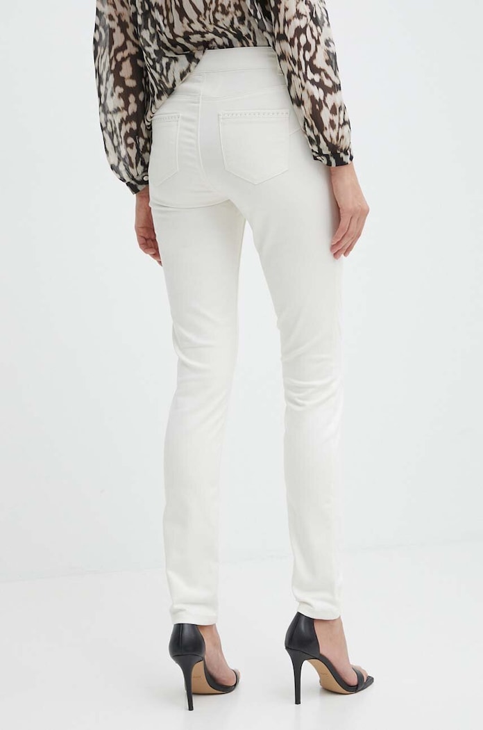 Odzież Morgan jeansy PIOUBA PIOUBA.OFF.WHITE beżowy