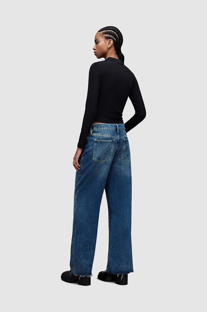 AllSaints jeansi BLAKE W002EZ turcoaz