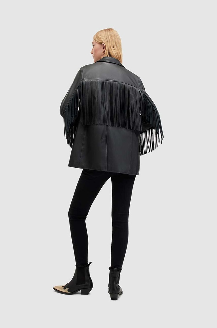 Τζιν παντελόνι AllSaints MILLER SIZEME W063EA μαύρο