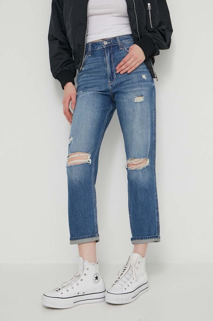 Дънки Hollister Co. син KI355.3313.278