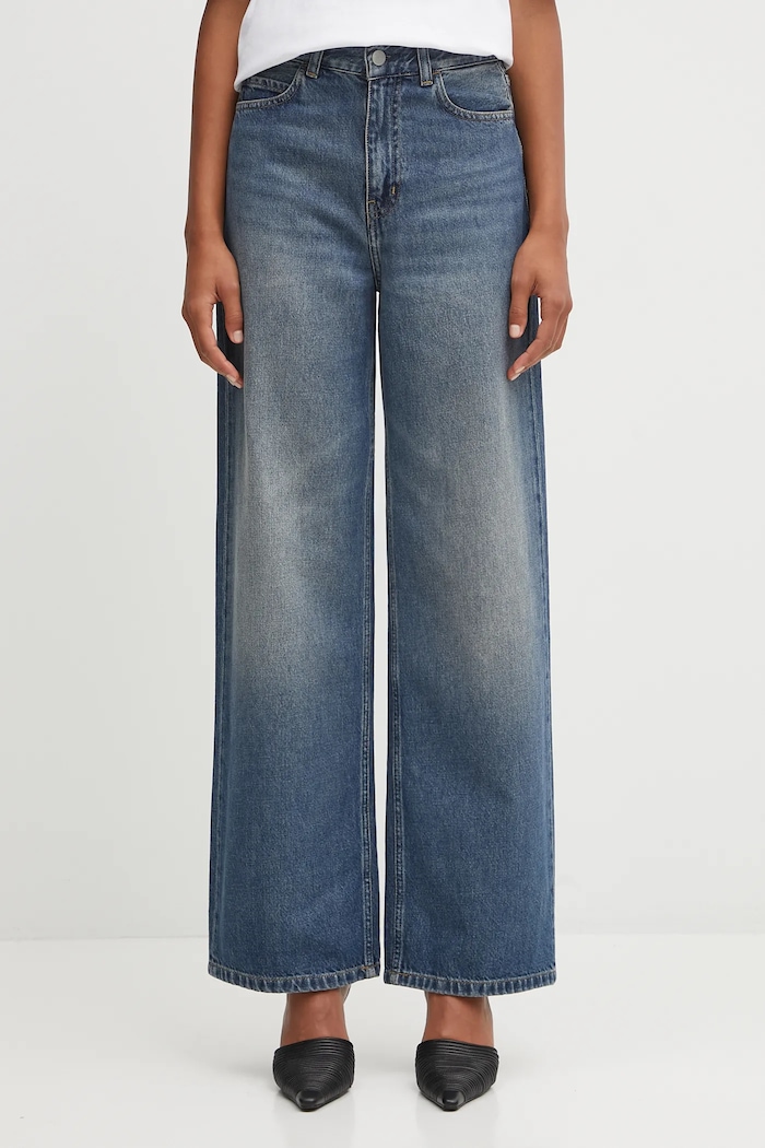 Джинси Carhartt WIP Jane Pant висока блакитний I030497.014L
