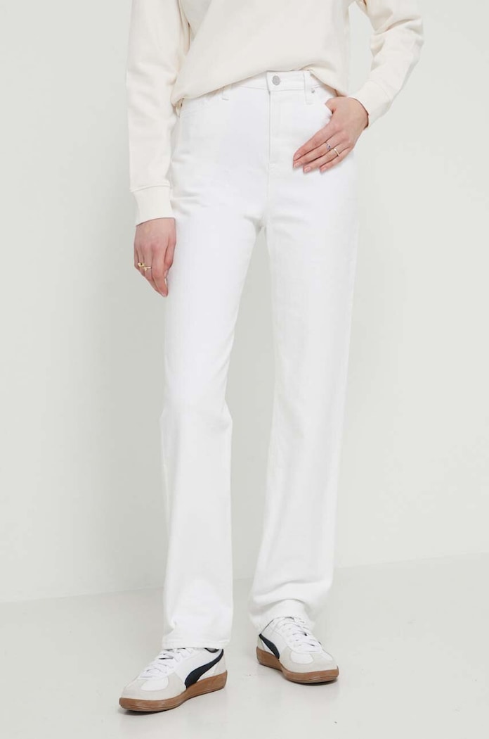Tommy Jeans jeansy Planet friendly biały DW0DW17612