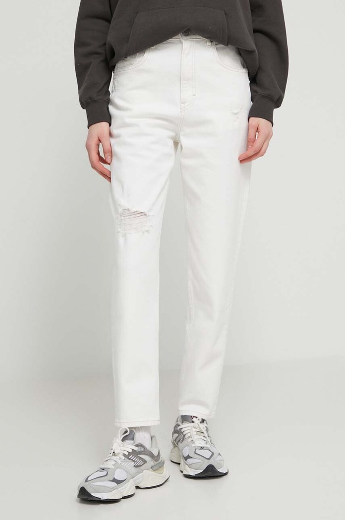 Džíny Tommy Jeans Planet friendly béžová DW0DW17618
