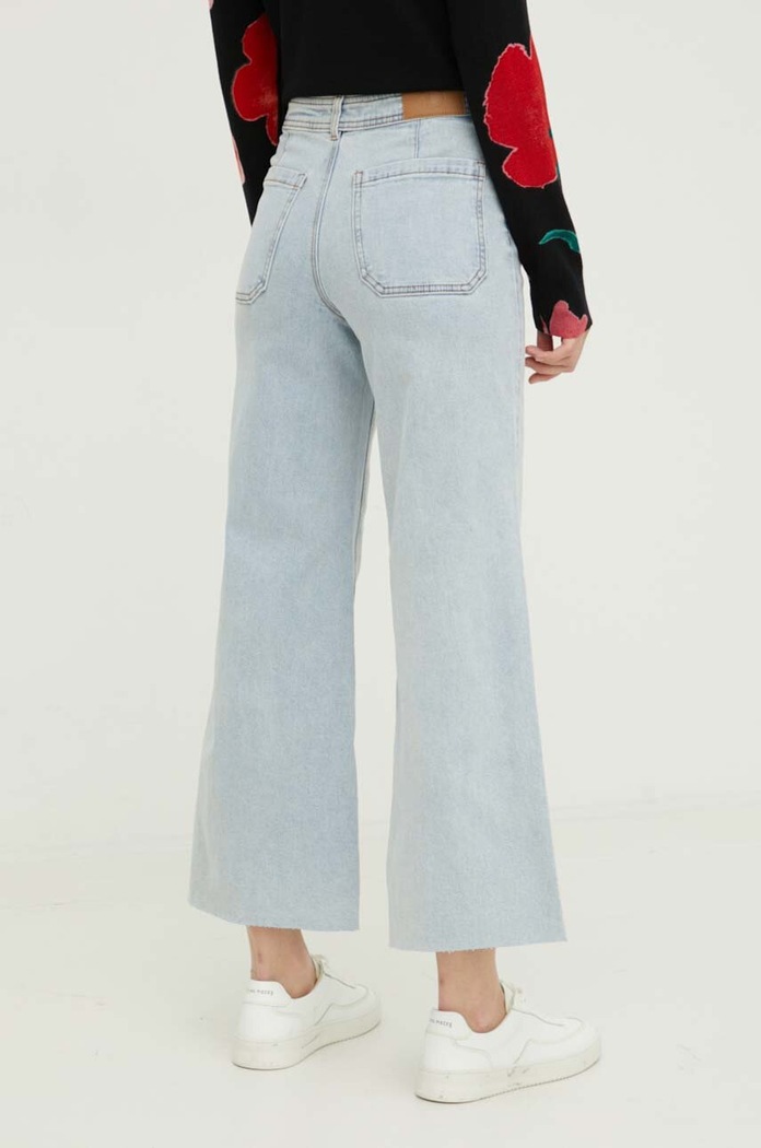 Odzież Desigual jeansy DENVER 24SWDD12 niebieski