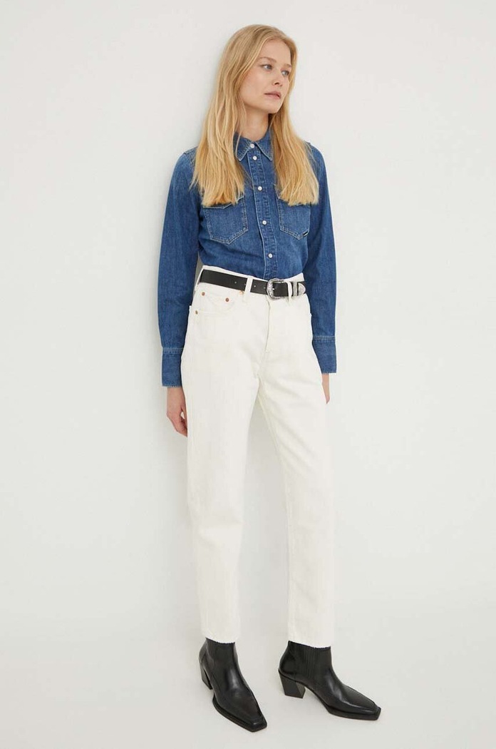 Levi's jeansy 36200.0319 beżowy SS24