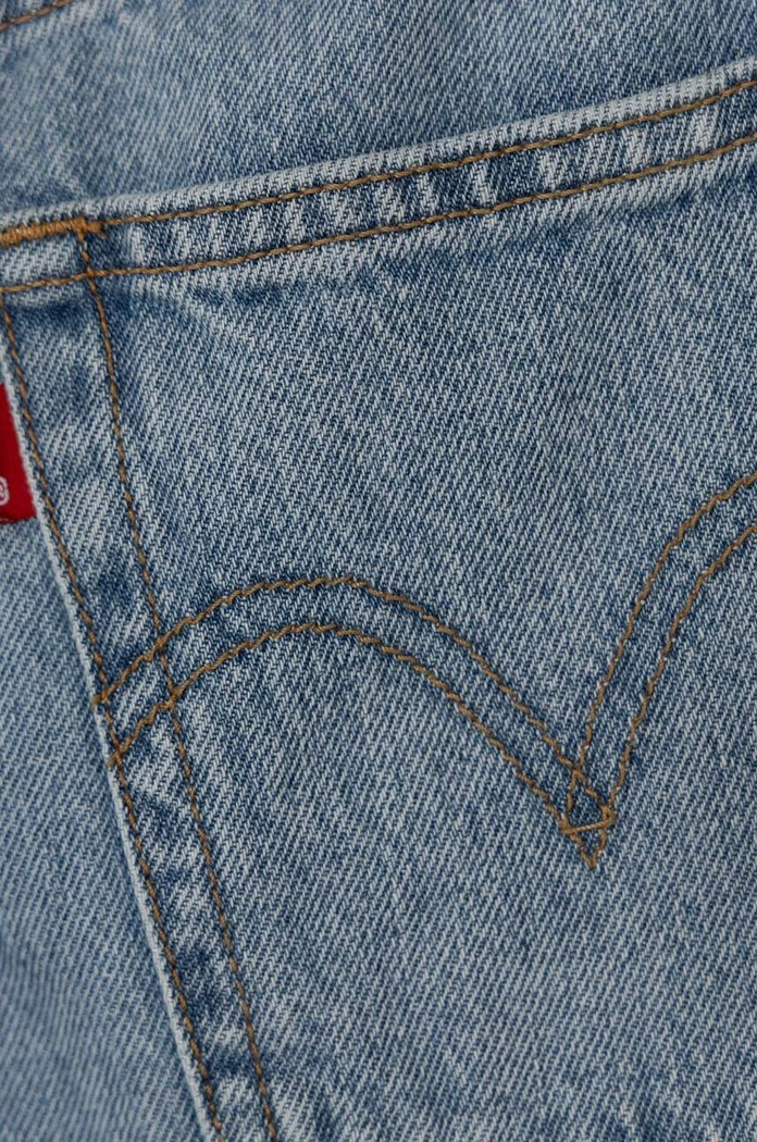 Oblečení Levi's wide leg džíny dámské RIBCAGE WIDE LEG A6081 modrá