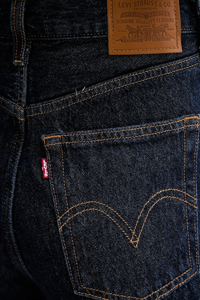 Levi's wide leg džíny dámské RIBCAGE WIDE LEG námořnická modř A6081