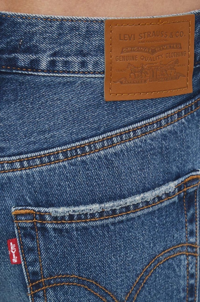 Levi's wide leg džíny dámské RIBCAGE WIDE LEG námořnická modř A6081