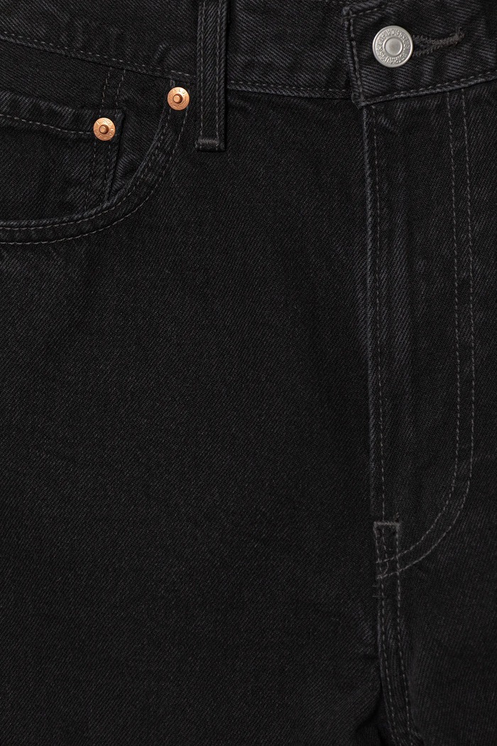 Oblečení Levi's wide leg džíny dámské RIBCAGE WIDE LEG A6081 černá
