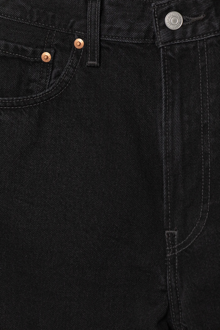 Oblečení Levi's wide leg džíny dámské RIBCAGE WIDE LEG A6081 černá