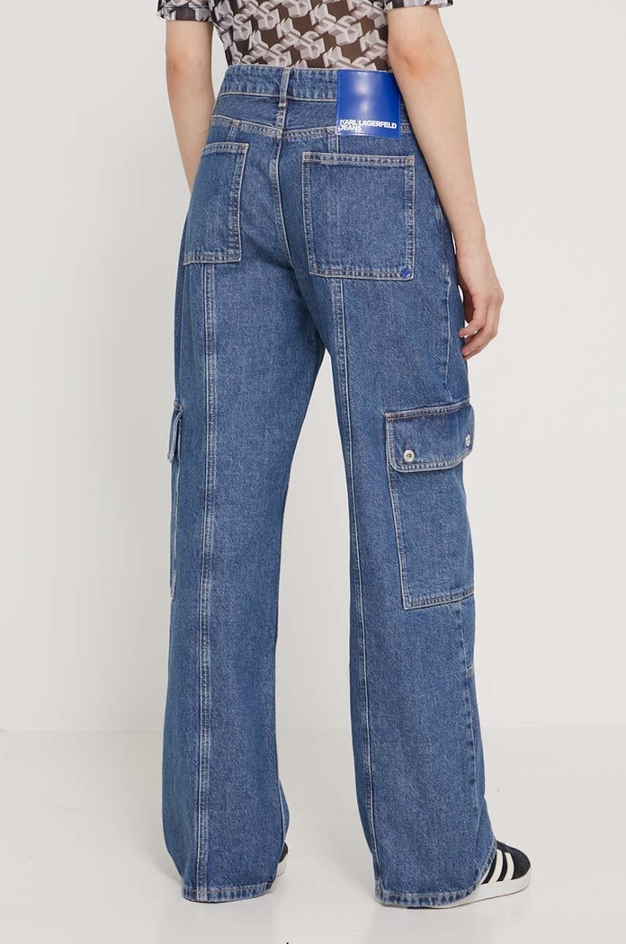 Oblečení Džíny Karl Lagerfeld Jeans 241J1113 modrá