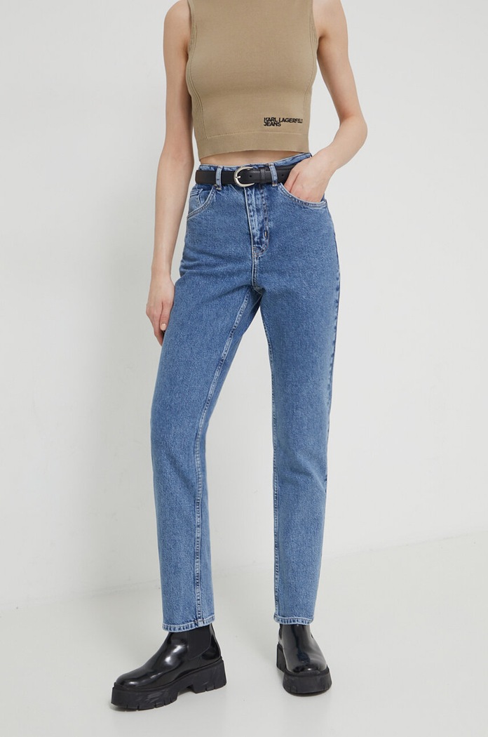 Karl Lagerfeld Jeans jeansy Planet friendly niebieski 241J1110