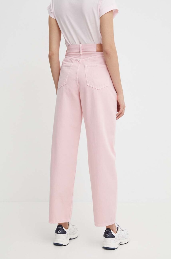 Îmbrăcăminte Pepe Jeans jeansi BARREL JEANS UHW CLR PL211748 roz