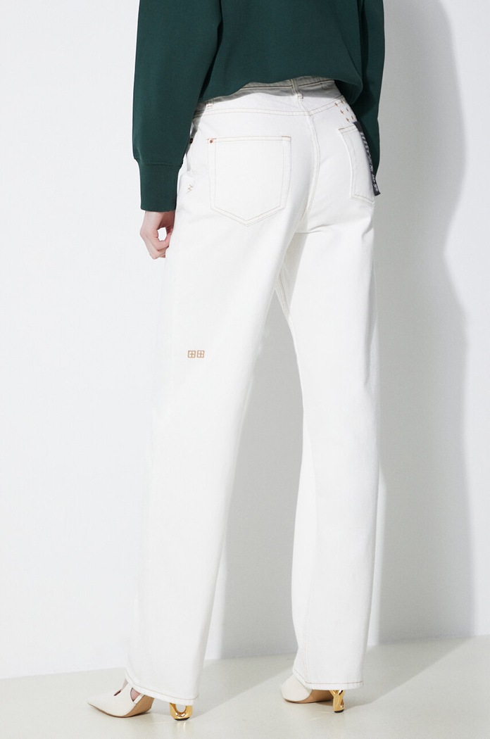 KSUBI jeansy Relax Jean Sugar Rush biały WSP24DJ040