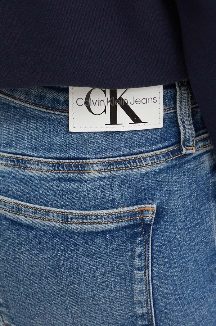 Kavbojke Calvin Klein Jeans modra J20J221581