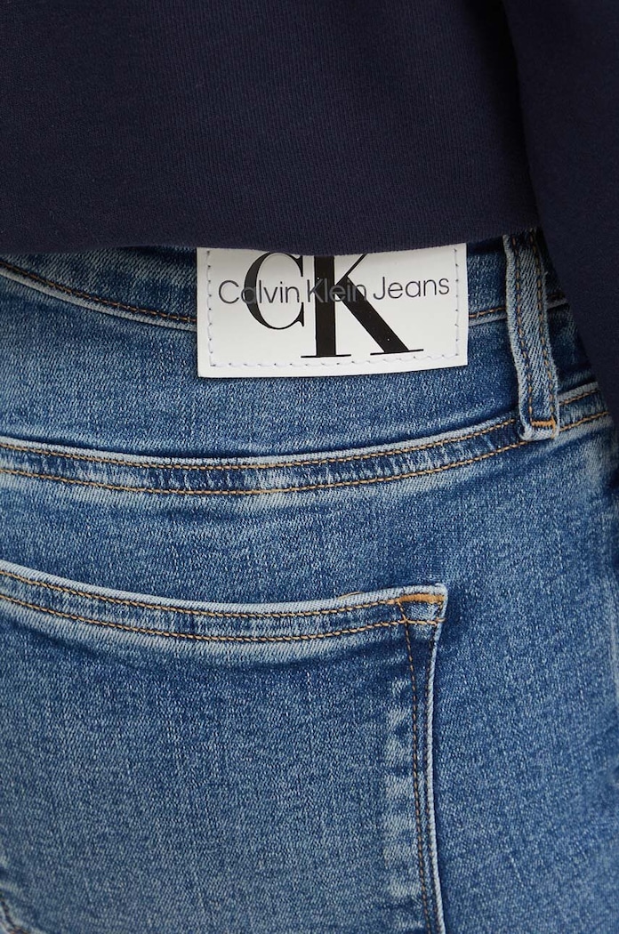 Kavbojke Calvin Klein Jeans modra J20J221581