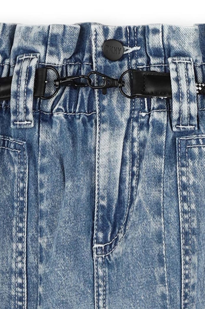 Dziewczynka Dkny jeansy dziecięce D60073.114.150 niebieski