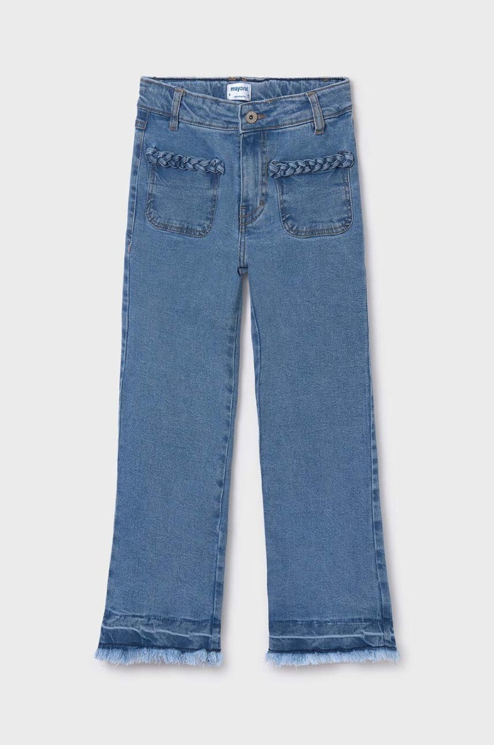 Mayoral jeans copii Planet friendly albastru 6510.8F.Junior.PPYH