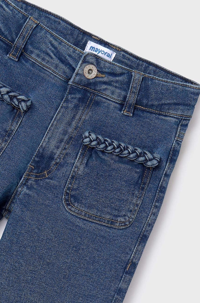 Mayoral jeans copii albastru 6510.8F.Junior.PPYH