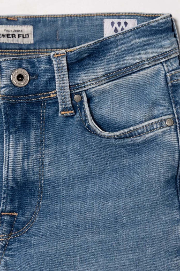 Κοριτσίστικα Παιδικά τζιν Pepe Jeans SKINNY JEANS HW JR PG201675XW3 μπλε