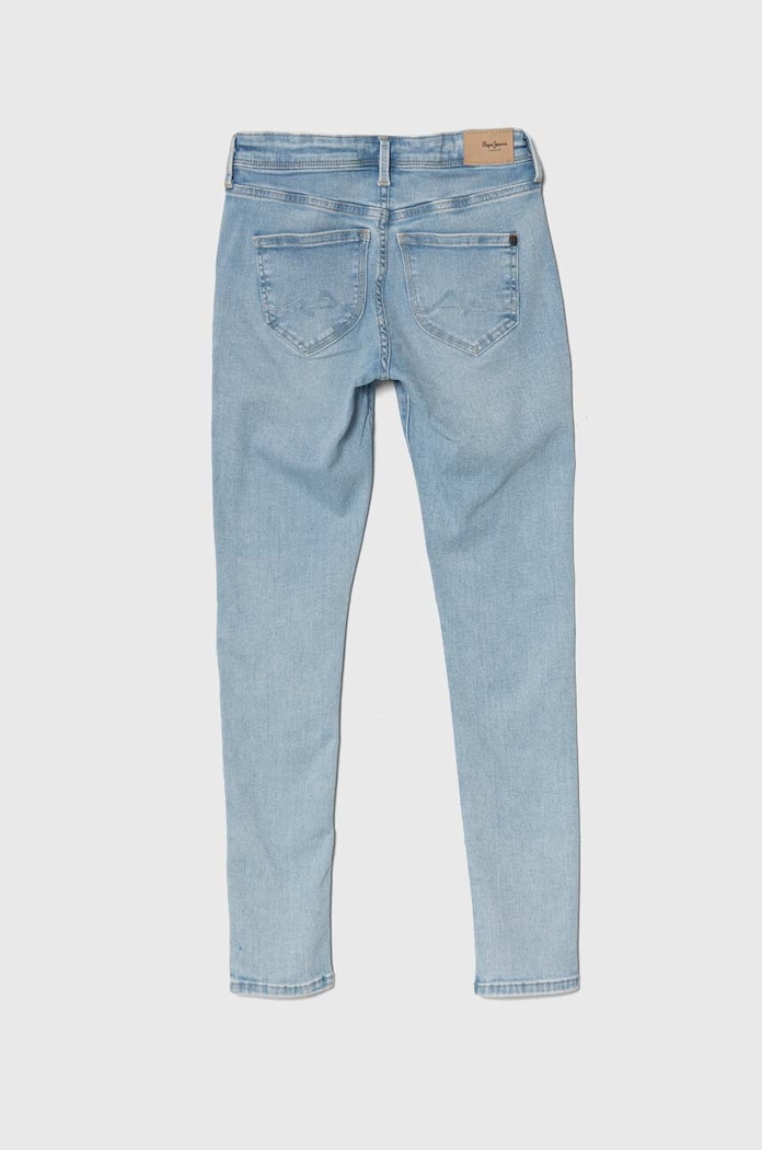 Pepe Jeans jeans copii SKINNY JEANS HW JR PG201675XW4 albastru SS24