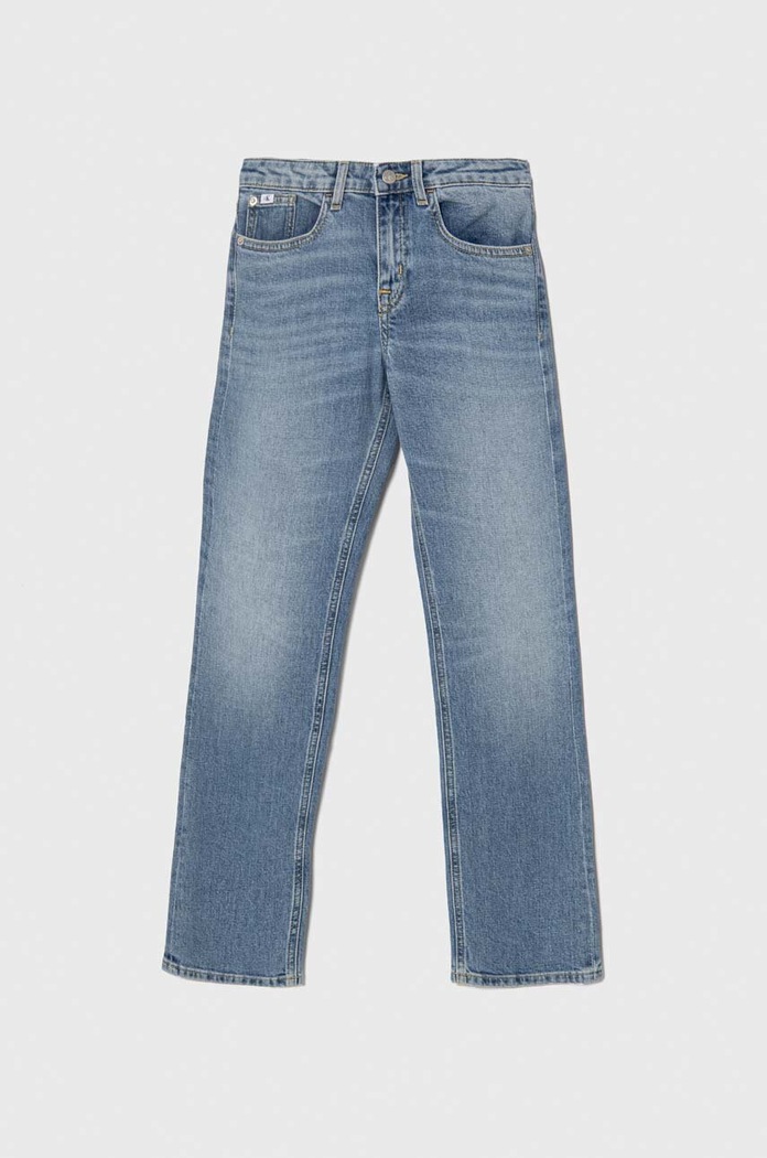 Τζιν παντελόνι Calvin Klein Jeans IG0IG02374.PPYH μπλε SS24