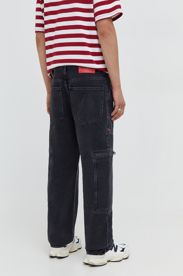 HUGO jeansy 446 50507488 czarny SS24